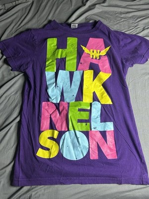 Hawk Nelson T Shirt Small Purple Christian Rock Pop Punk Band Tee