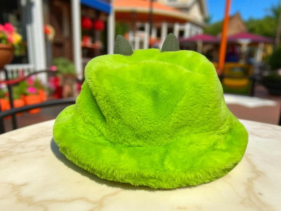 Tokyo Disney Resort Mike Wazowski Sombrero Cubo Monsters Inc Gorra Esponjosa Japón Foto 3 de 4