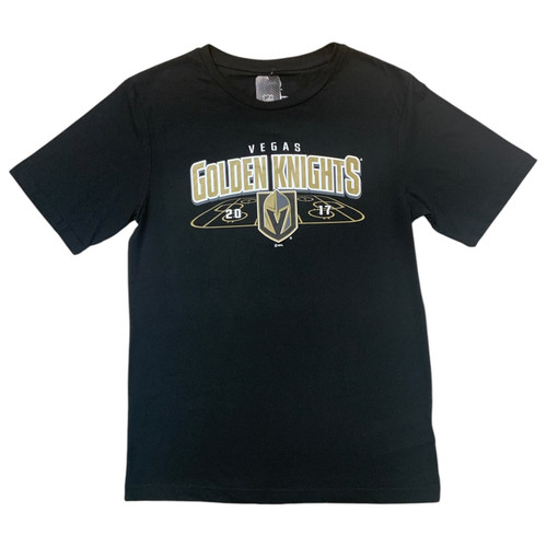 NHL Las Vegas Golden Knights 2017 Men's Short Sleeve T-Shirt Black, Large