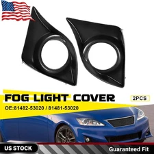 Pair Fog Light Cover Bezel For 2011-2013 Lexus IS250 IS350 Left and Right Side