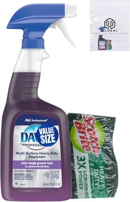 Dawn Professional Multi-Surface Heavy Duty Degreaser Spray 32 Fl Oz bundled with