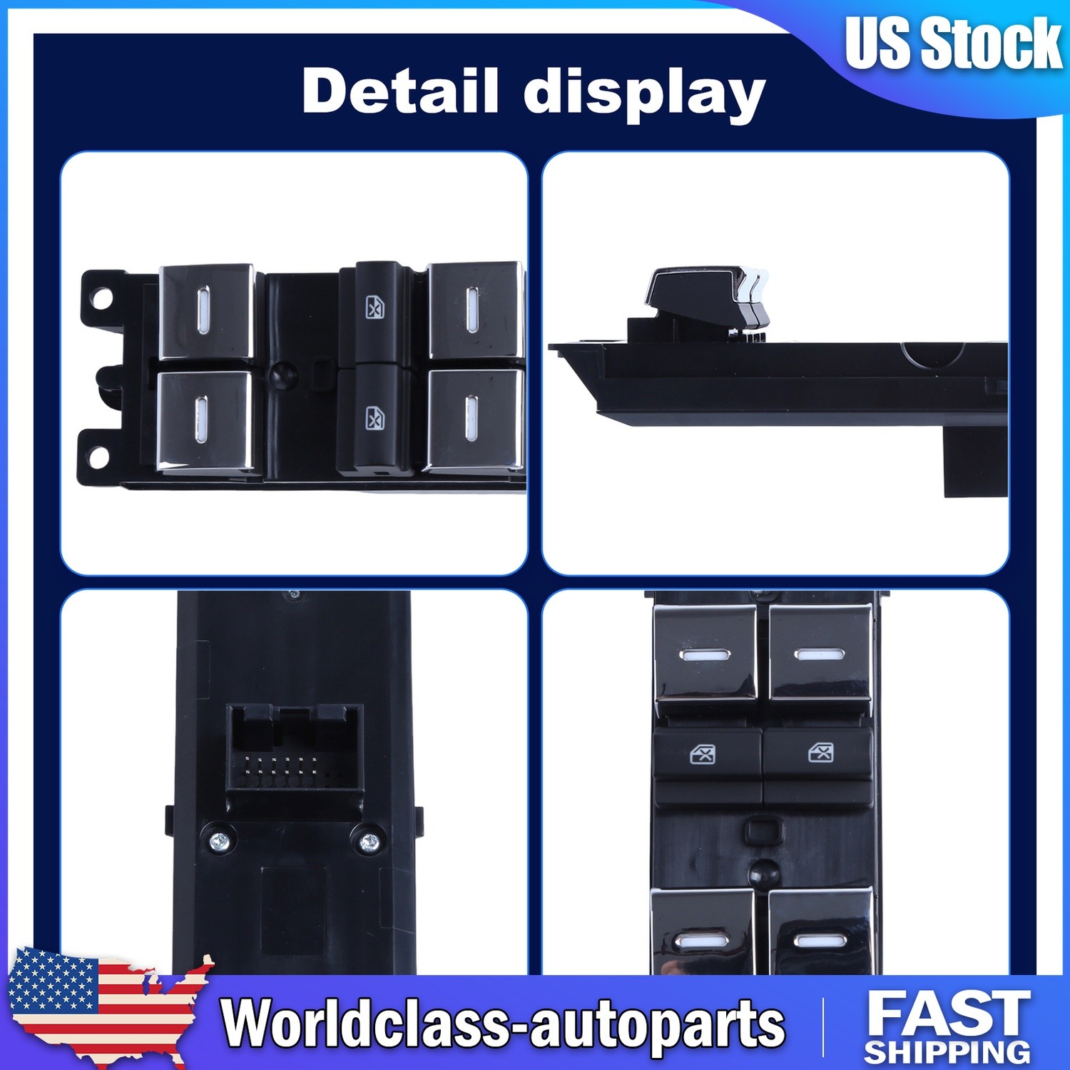 Bentley Continental GT 2004-2011 Left Window switch