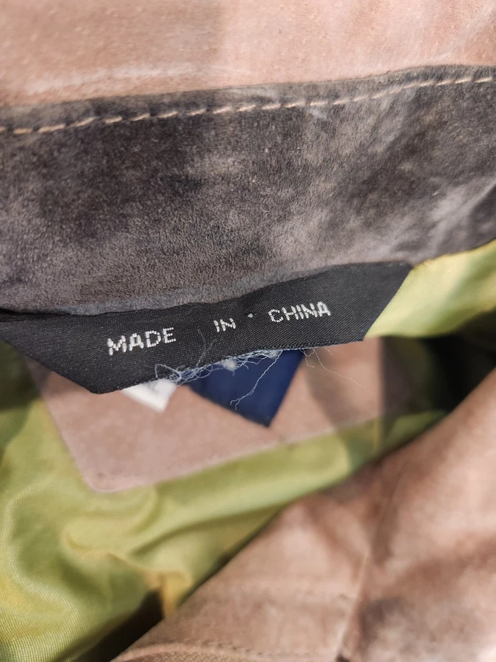 Norm Thompson Vintage Leather green lined Jacket- Men's Size XL. Minor flaw - Image 4 of 4