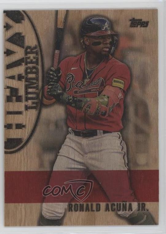 2024 Topps Series 1 Heavy Lumber Ronald Acuna Jr Ronald Acuña Jr #HL-4 10w8