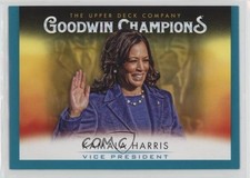 2021 Upper Deck Goodwin Champions Horizontal Turquoise Kamala Harris #68 1c1