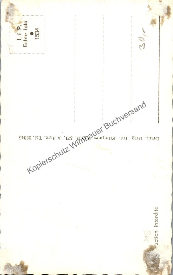 Original Autogramm Romy Schneider (1938-1982) SISSI Motiv! /// Autogramm Autogra - Bild 2 von 2