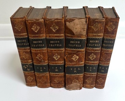 James Bruce Travels To Discover The Source Of The Nile 1790 Dublin 6 Vols