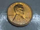 1919-P Lincoln Cent/ UNC. RED