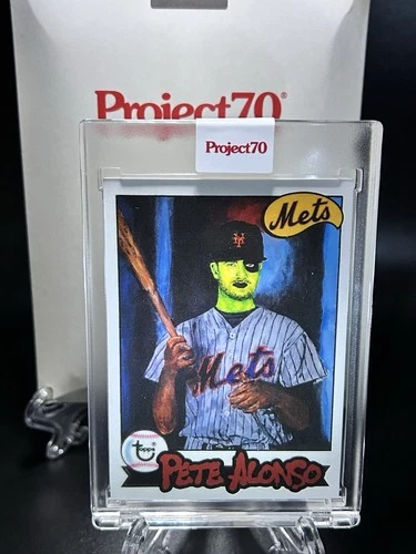 2021 Topps Project 70 - Pete Alonso By Jonas Never # 316 w/ box