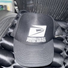 Vintage USPS United States Postal Service Trucker Hat Nissin Snapback reflective