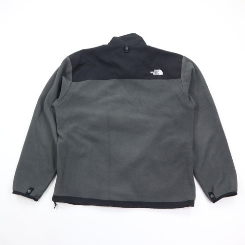 The North Face Jacket Mens Medium Fleece Full Zip Gray Black Outdoor Travel - Picture 6 of 8
