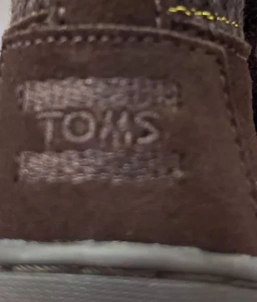 Bota de Bebé Toms Gamuza Metálica Nepal Talla 5 ¡¡Nueva!!️ Foto 2 de 4