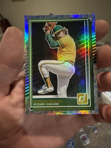 2025 Panini Donruss - Catfish Hunter Rocket Foil #12 Oakland A’s