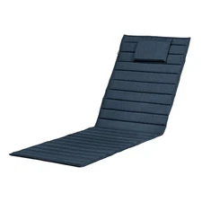 Storigami Water-Resistant Chaise Lounge Cushion, 74 X 23 Inch, Heather Indigo