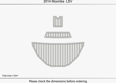2014 Moomba LSV DuraEVA Seadek EVA Foam Boat flooring