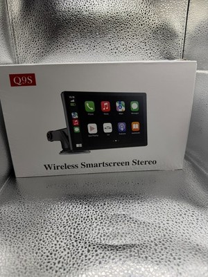 Hauxiy Q9S Wireless Smart Screen 9'' Touch Screen Car stereo Black 