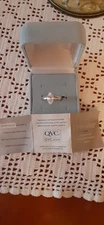 QVC Diamonique Epiphany Platinum Clad Size 7 Fashion Jewelry 