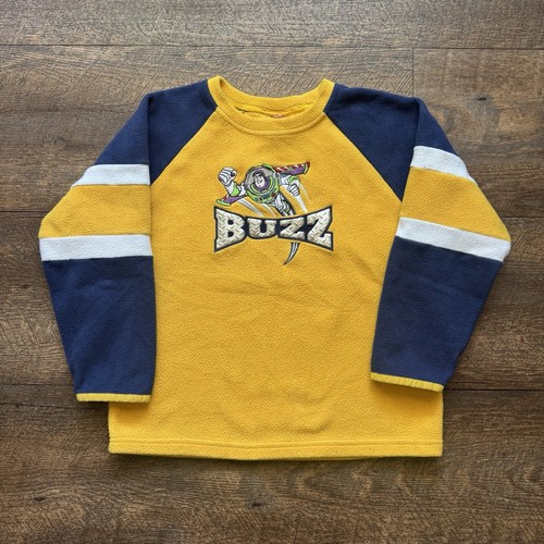 Vintage 90s Womens Small Disney Toy Story Buzz Lightyear Fleece Sweatshirt