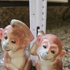 Vintage 50s Anthropomorphic Pink/Brown Monkey's Salt & Pepper Shakers Set — photo 4