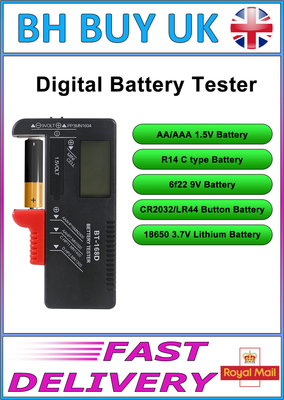 BT-168D LCD Display AA/AAA/C/D/9V/1.5V Batteries U... - Grandado