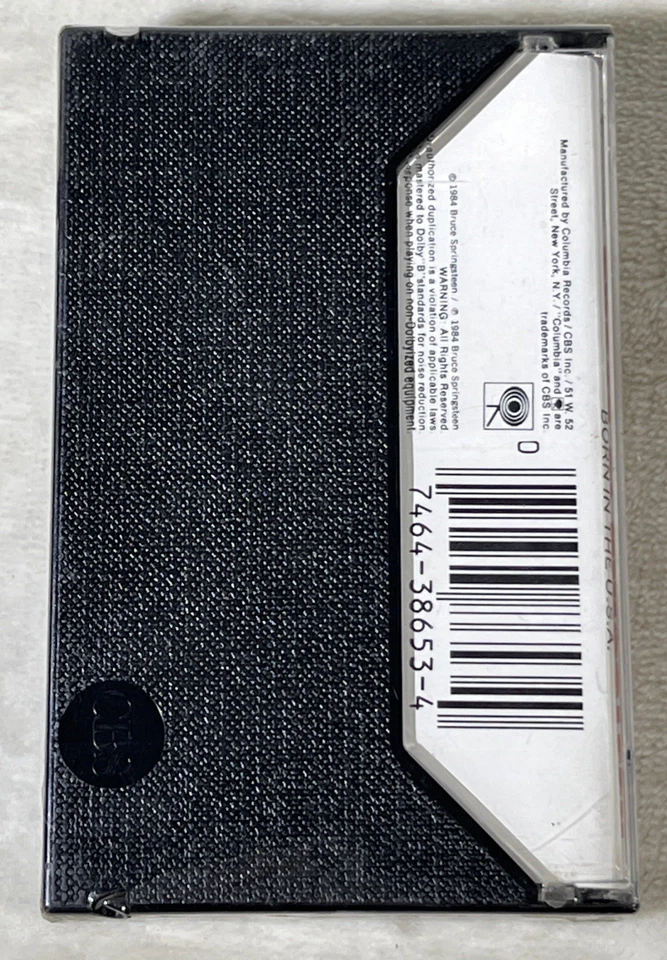 Bruce Springsteen Born In The USA SEALED Cassette Tape 1984 Columbia - Image 2 of 4