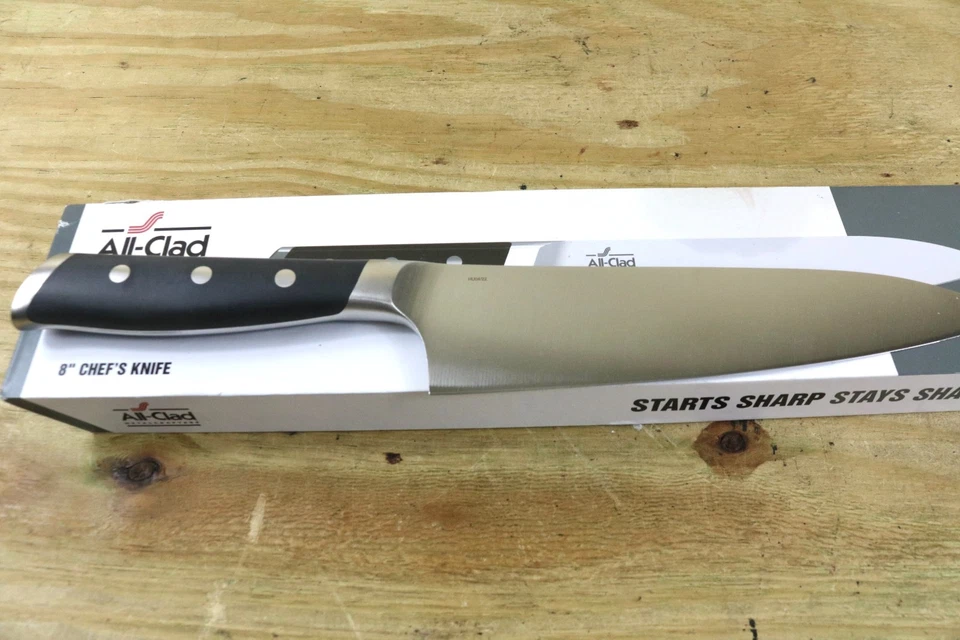 Cuchillo de Chef TODO Revestido Acero Inoxidable 8" Universal NUEVO Foto 4 de 4