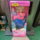 VTG HOT LOOKS BARBIE DOLL AMES SPECIAL EDITION MATTEL #5756 1991 BOX WEAR