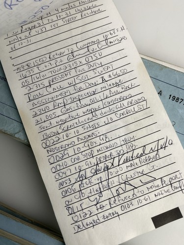 Vintage NYPD Patrol Memo Books 1999-2002 New York Police Dept Activity Logs Lot - Picture 4 of 6