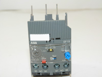 ABB EF19-6.3 Electronic Overload Relay 1.9-6.3A NEW 1yr Warranty
