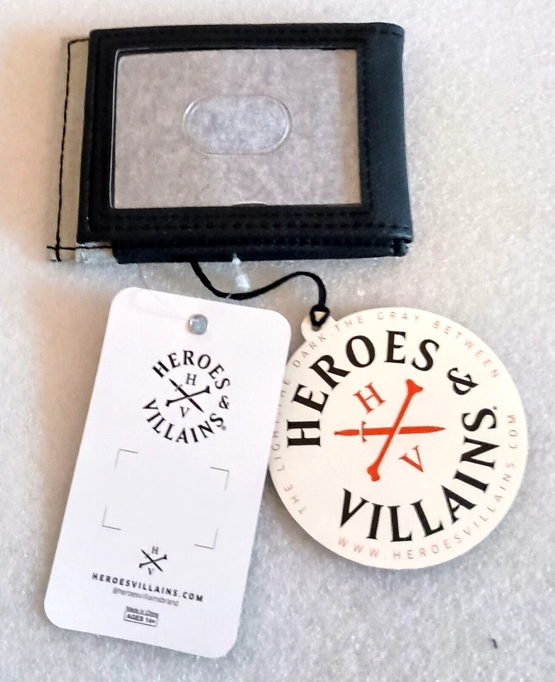 Marvel Heroes Villains Punisher Skull Logo Cover Pocket Credit Card Wallet NEW - Image 4 of 4