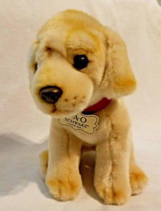 red lab stuffed animal