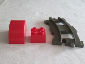 Lego Duplo Thomas 5554 Tidmouth Station Sign Printed Brick Block Train Track