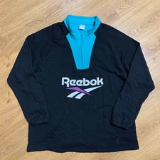 Mens Reebok Classic Colorblock Retro Pullover Sweatshirt Big Logo Size XL