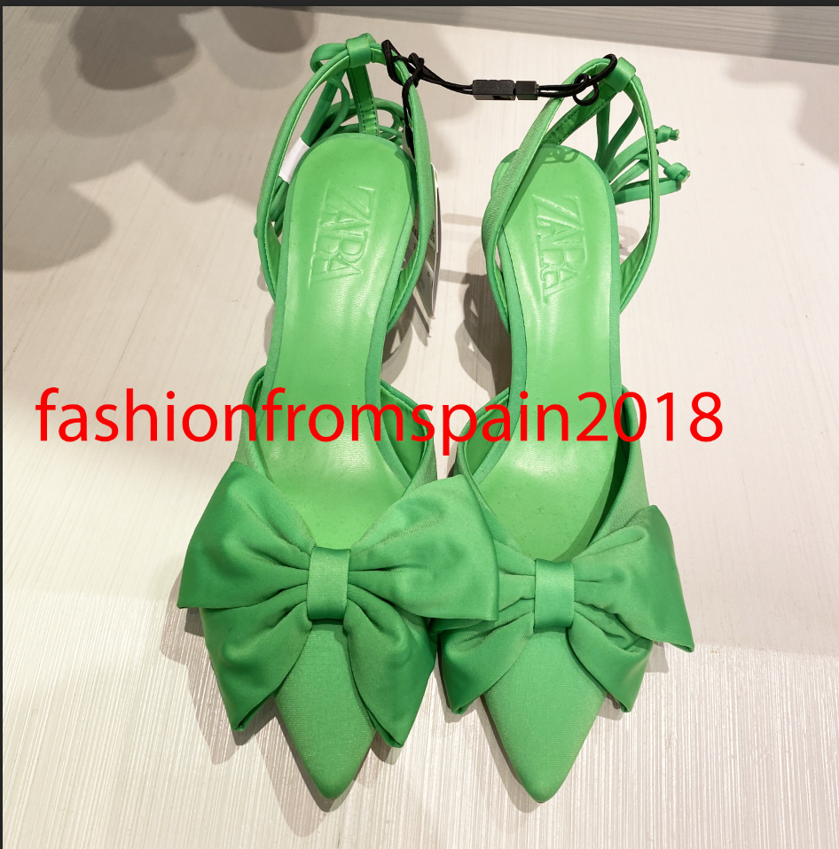新品 ZARA WOMAN ポインテッドトゥ パンプス 緑 42 新品 ZARA WOMAN ポインテッドトゥ パンプス 緑 42 - メルカリ