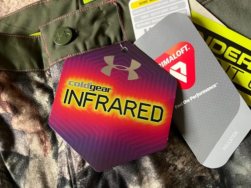 Womens Under Armour CGI Insulated Mossy Oak Treestand Camo Gunpowder Pants Small - Picture 5 of 11