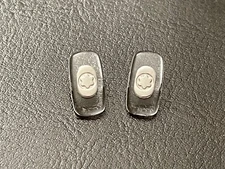 NEW Replacement MontBlanc Screw-in Nose Pads for Eyeglasses Sunglasses Silver