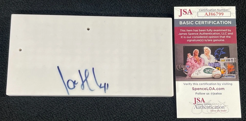 Figura McFarlane Base Personalizada Firmada por Jocelyn Thibault Chicago Blackhawks Certificado de Autenticidad JSA Foto 4 de 4