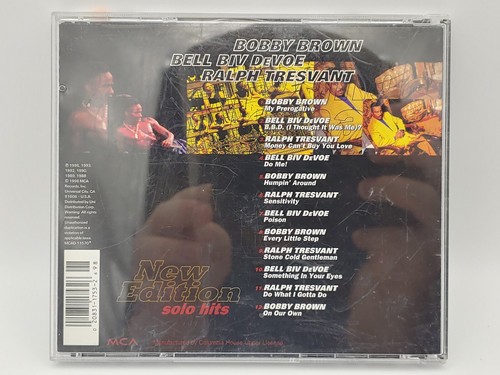 New Edition : Solo Hits - Audio CD 1996 Bobby Brown Bell Biv DeVoe Tresvant - Imagen 2 de 6