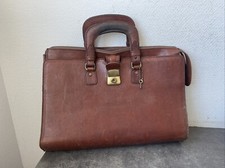 Ancien Cartable Porte Document Cuir Homme Serviette Instituteur ?