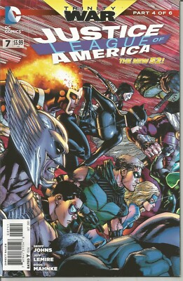 JUSTICE LEAGUE of AMERICA - No. 7 (October  2013) VARIANT 'Main' COVER