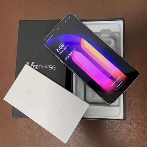 Smartphone LG V60 ThinQ 5G LM-V600TM 256 Go débloqué Android global neuf scellé - Photo 1 sur 17