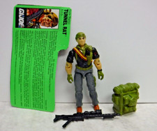 Tunnel Rat V2 G.I. Joe Hasbro Vintage 1988 4  Figure W  Card 112023AST-B6