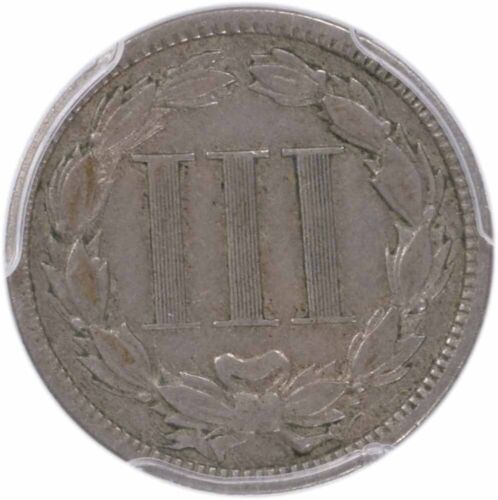 1883 Three Cent Nickel F15 PCGS - Picture 4 of 4