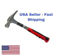 NEW Nikatto USA 16 Oz. Curved Claw Solid Steel Hammer,Ergonomic Handle USA STOCK