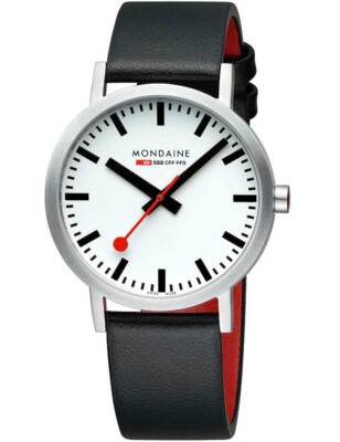 Mondaine A660.30360.16SBBV Herrenuhr Classic SBB vegan 40mm 3ATM
