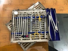 2 Sets Dental Third Molar Extraction Kit & 21 Pcs Dental Oral Surgery Kit