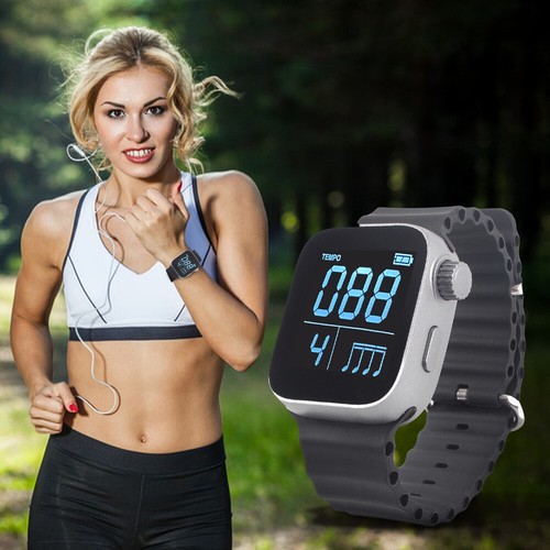 Smart Metronome Adjustable Strap Vibrating Metronome Metronome Watch for Sports - Picture 3 of 10