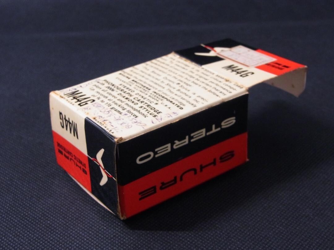 SHURE M44G Early Seagull Logo MM Cartridge Deadstock Unused