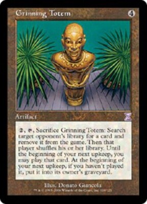 MTG Magic the Gathering Rare Grinning Totem Time Spiral ''Timeshifted'' NM