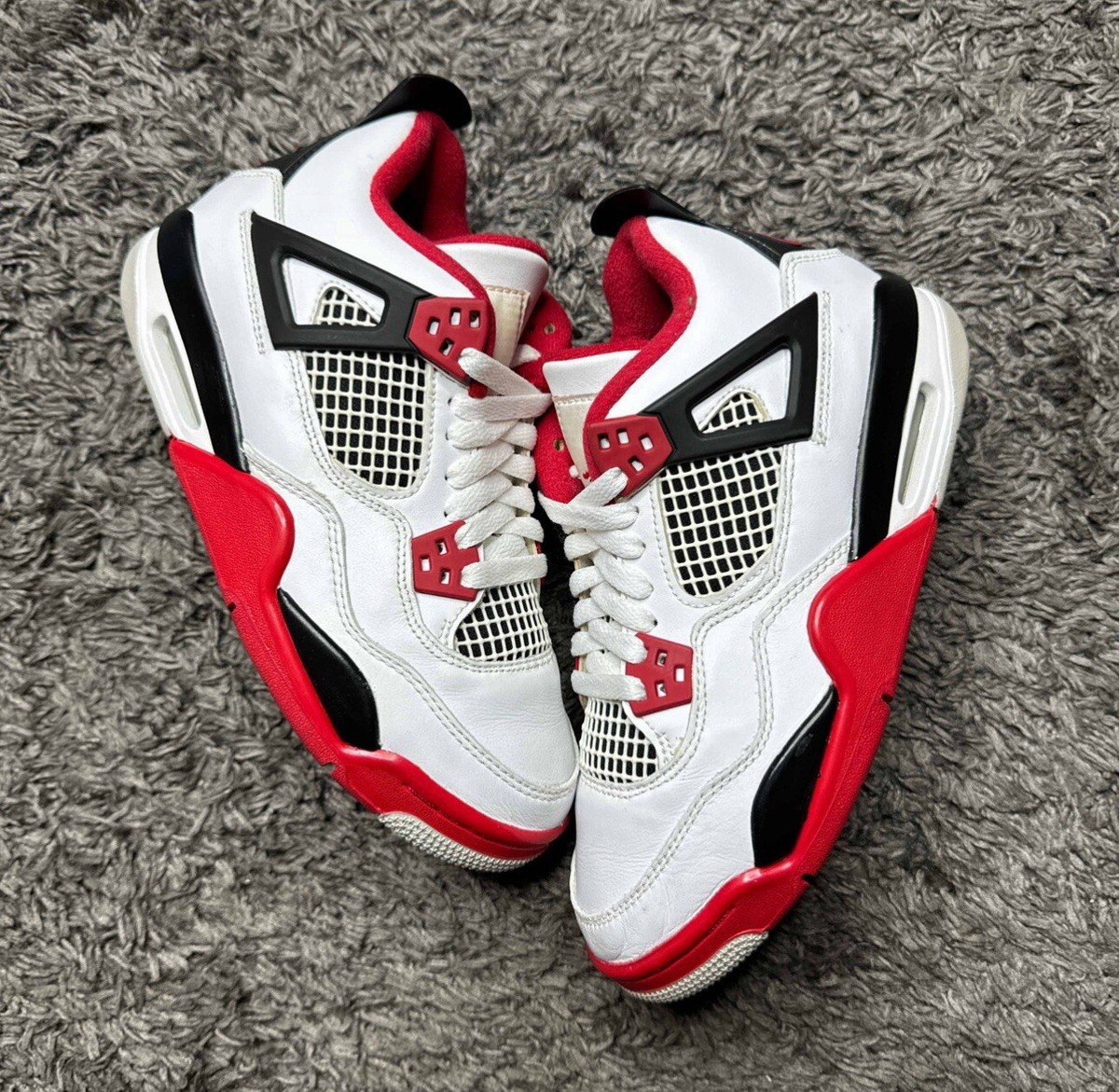 Size 5 - Jordan 4 Retro Fire Red | eBay Size 5 - Jordan 4 Retro Fire Red | eBay